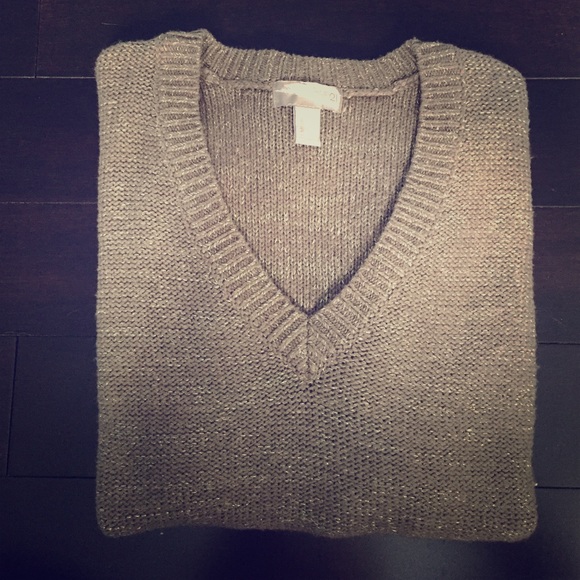 New W/O Tag Glittee Brown Sweater