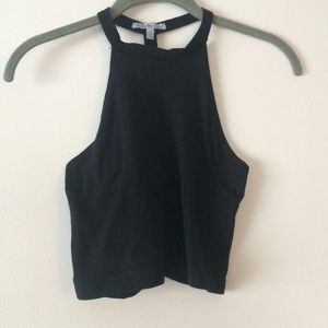 Detailed back halter top