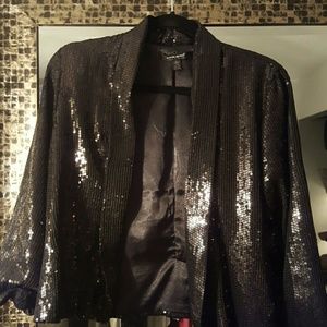 Black sequin jacket