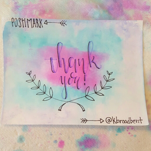 THANK YOU NOTE WITH EVERY PURCHASE - Picture 2 of 5