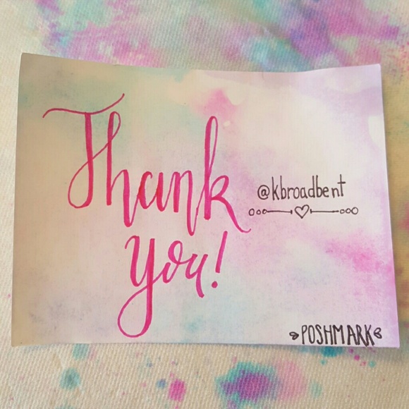 THANK YOU NOTE WITH EVERY PURCHASE - Picture 4 of 5