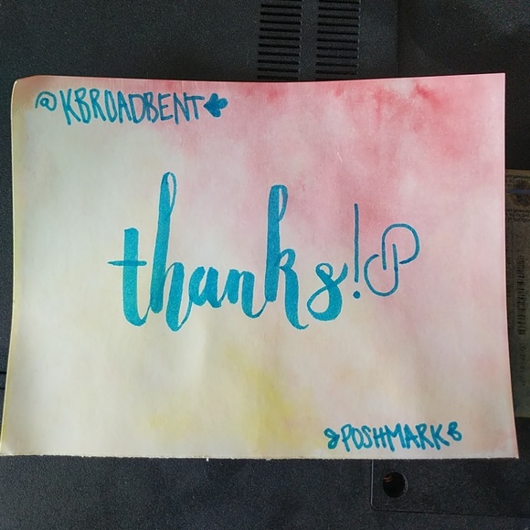 THANK YOU NOTE WITH EVERY PURCHASE - Picture 5 of 5