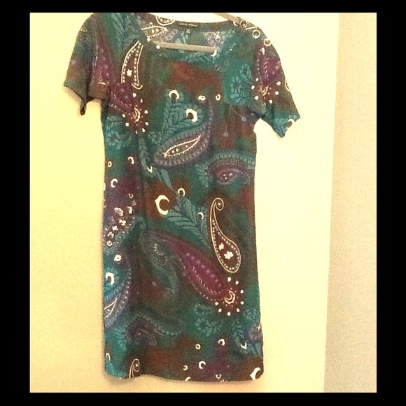 Banana republic satin shift dress