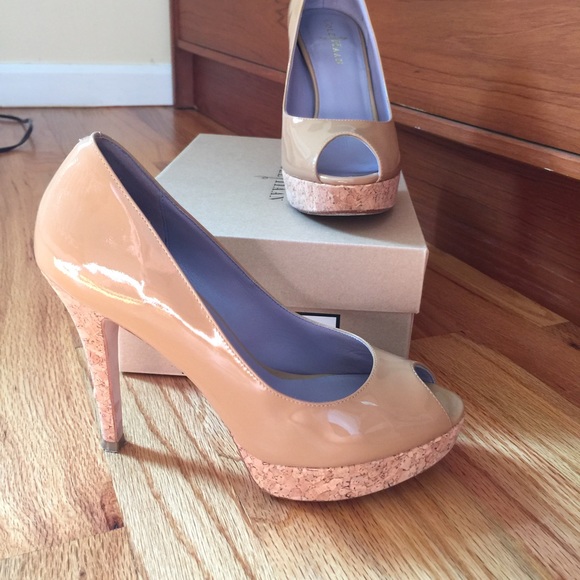 Cole Haan Air Mariela OT nude pump with cork heel - Picture 1 of 4