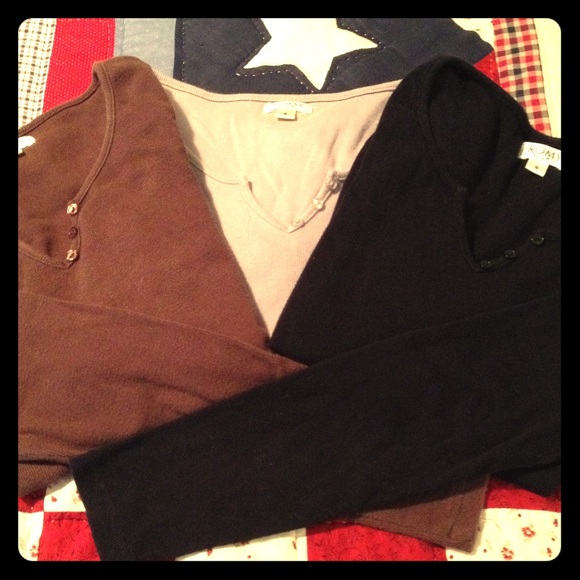 Henley-like sweater bundle