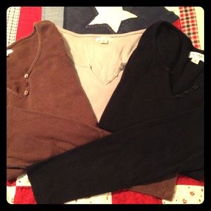 Henley-like sweater bundle