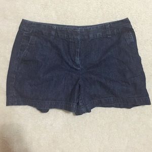 Blue jean shorts