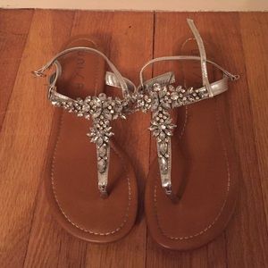 Unisa Jeweled Sandals