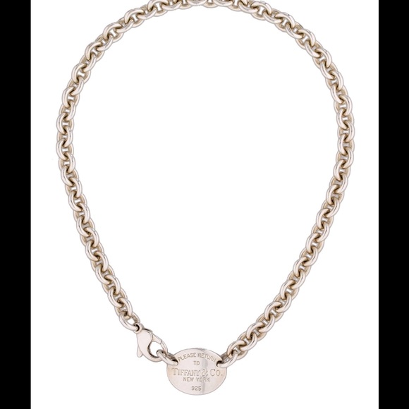 Tiffany Dog Tag Necklace Return To Tiffany