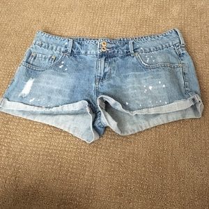 Denim shorts