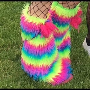 Neon Rainbow Fluffies