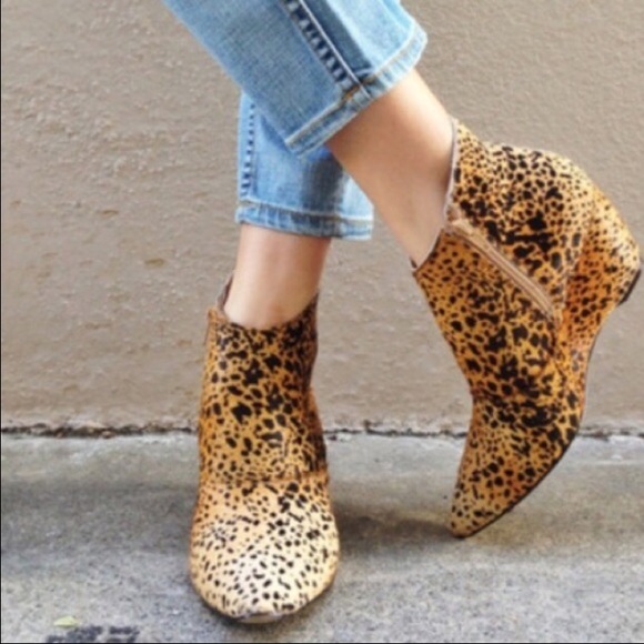 matisse leopard booties
