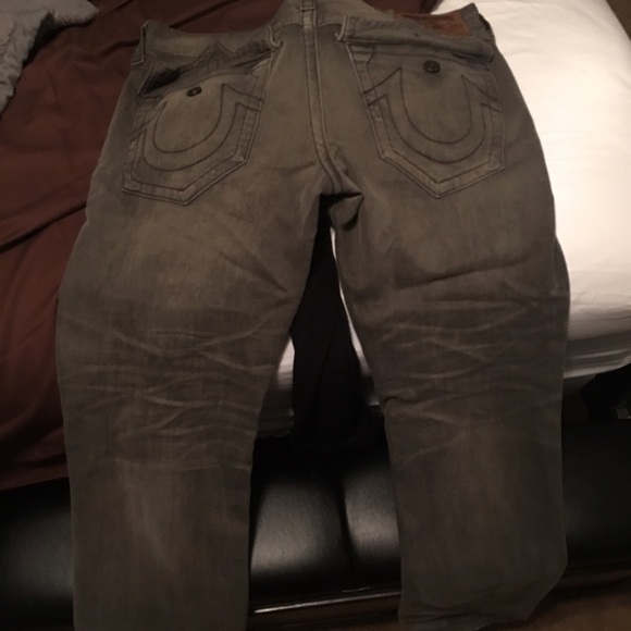 Gray true religion jeans