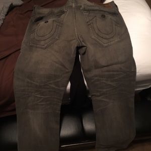 Gray true religion jeans