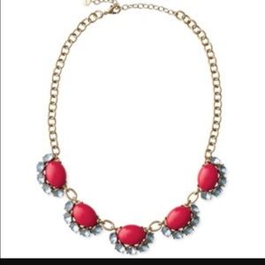 Stella & Dot red statement necklace