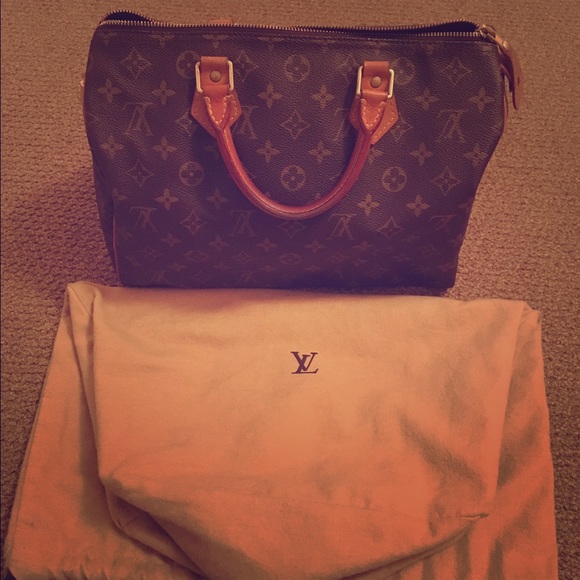Genuine Louis Vuitton speedy 30 bag SD006