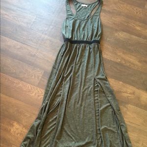 Silence and noise floor length dress