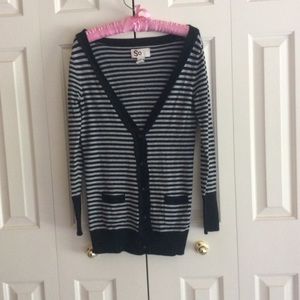 Striped Boyfriend Cardigan