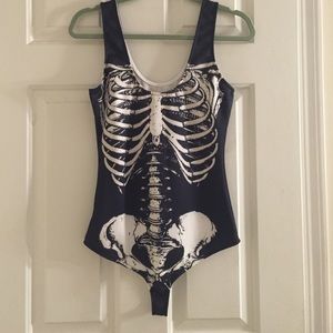 Skeleton bodysuit