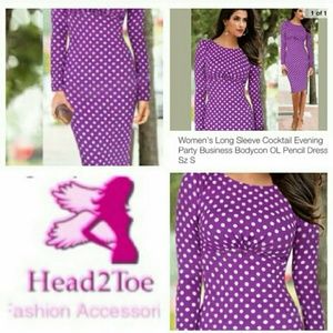 POLKA DOT A-LINE DRESS