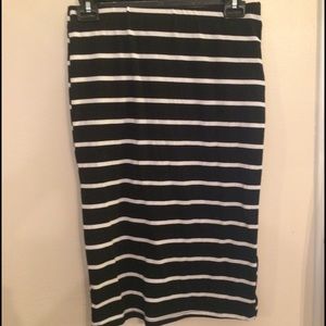 Striped Pencil skirt size s