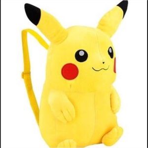 Pikachu plush backpack