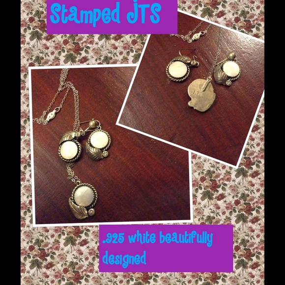 Stamped JTS.925/silver/massive Navaho firm
