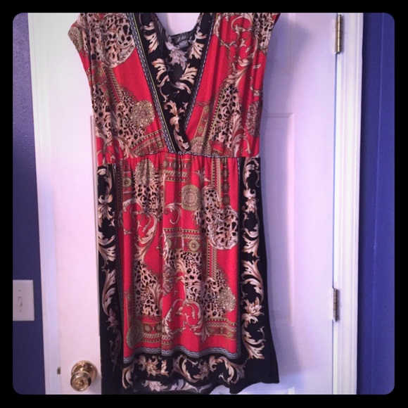 🚫🛑 SOLD 🚫🛑Comfy dress size 3X .knee length,