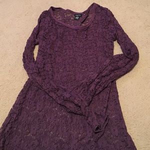 Rue 21 plum lace shirt