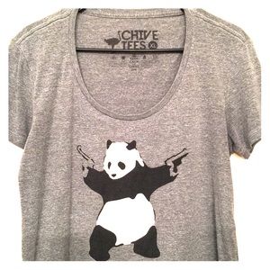 Chive Panda Gun tee