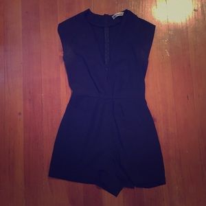 Mystic black romper