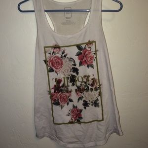 The 1975 Robbers Racerback Floral Tank Top