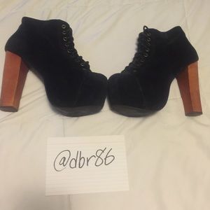 Authentic Jeffrey Campbell Litas Boots in Suede