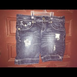 Women's Hydraulic Brand Bermuda Jean Shorts