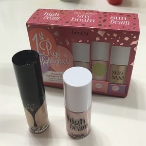 Kat Von D Lock-it Concealer and Benefit Highbeam