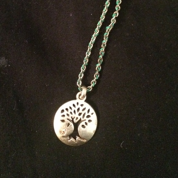 Necklace with tree charm