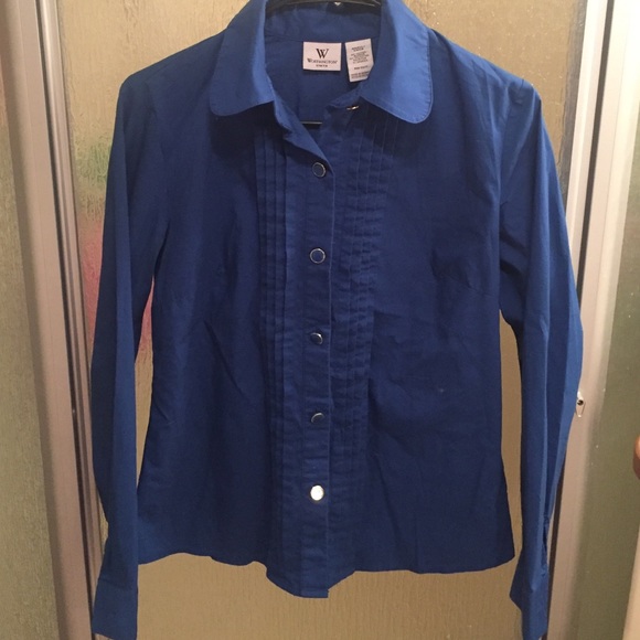 Blue button up shirt - Picture 2 of 8