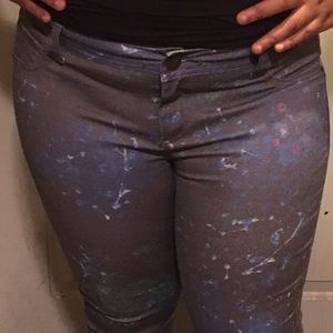 INC Paint Splash woman's pants