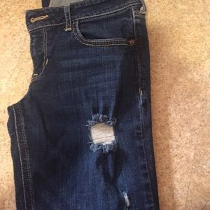 Hollister ripped jeans