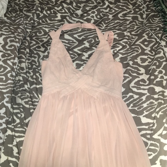 Lulu's strike a Minerva pink maxi dress