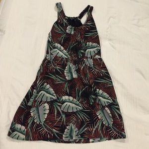 Palm Print Dress