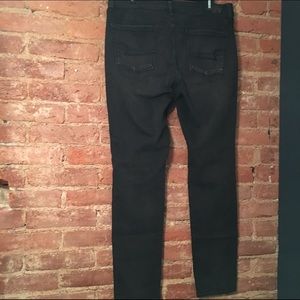 AE High-Rise Skinny Stretch Black Denim