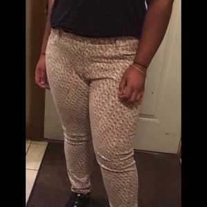 Michael Kors brown and beige pants