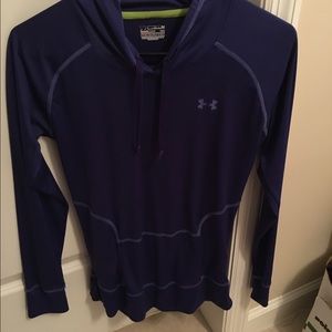 Hooded thin running pullover