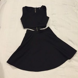 Black Two Piece Dress