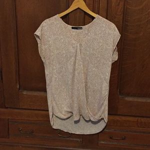 Flowy short sleeve blouse