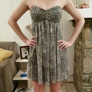 Express strapless dress