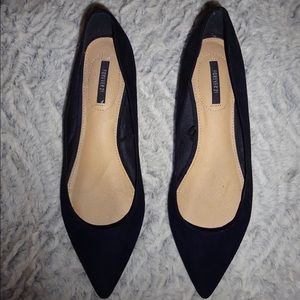 Forever 21 black pointed flats