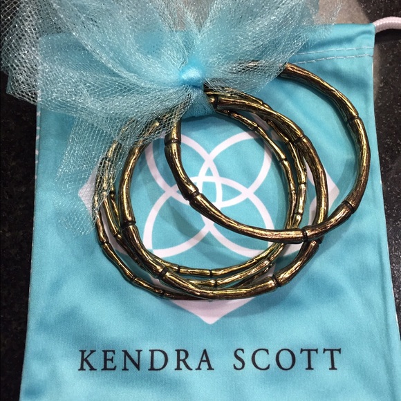 Kendra Scott Drew Bangle Bracelets in Bronze