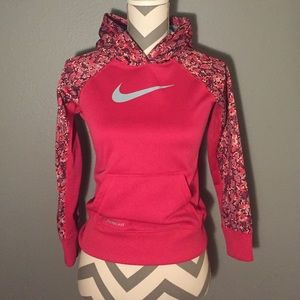 Hot pink nike hoodie